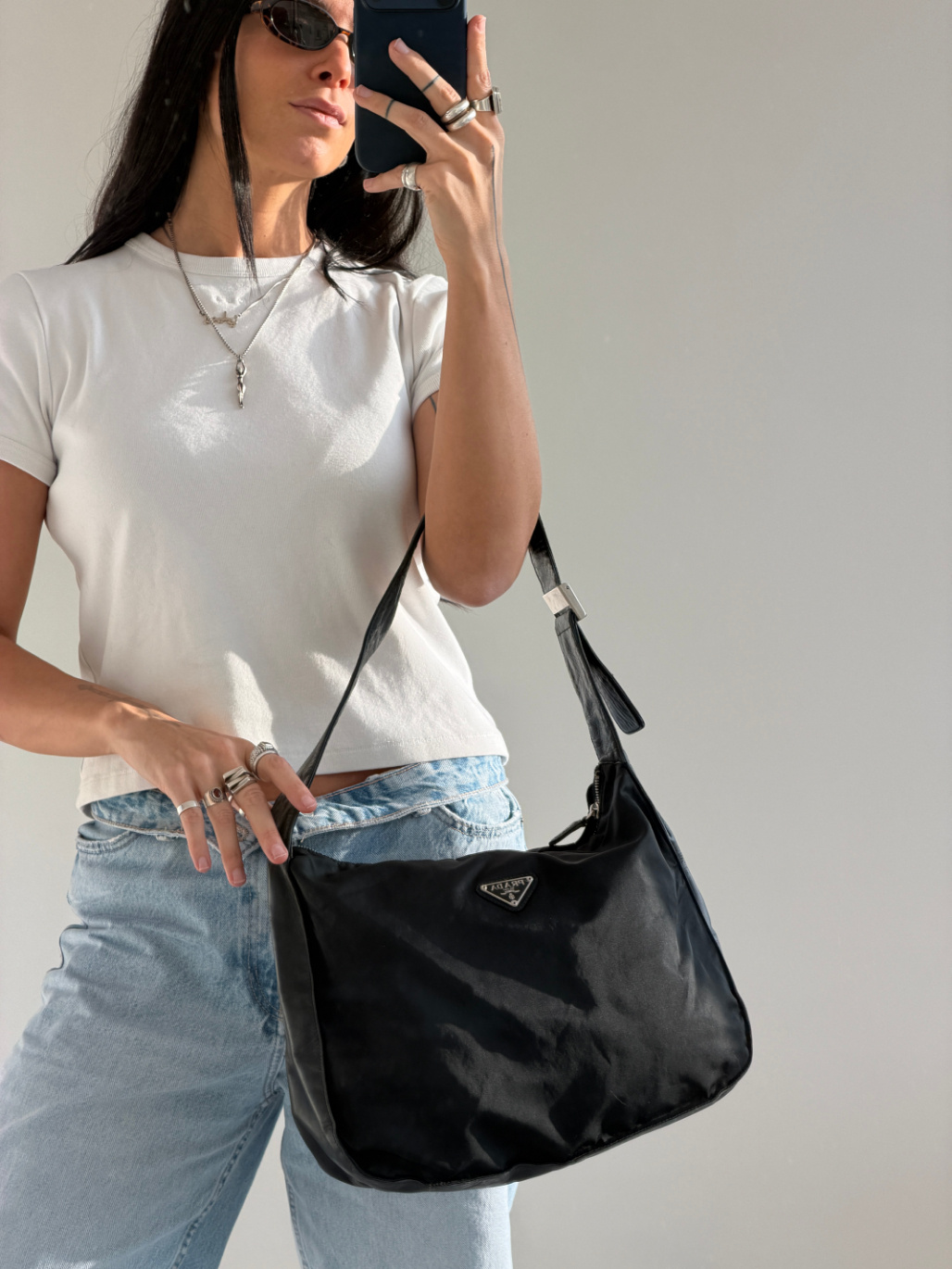 RR ARCHIVE Prada Nylon Shoulder Bag