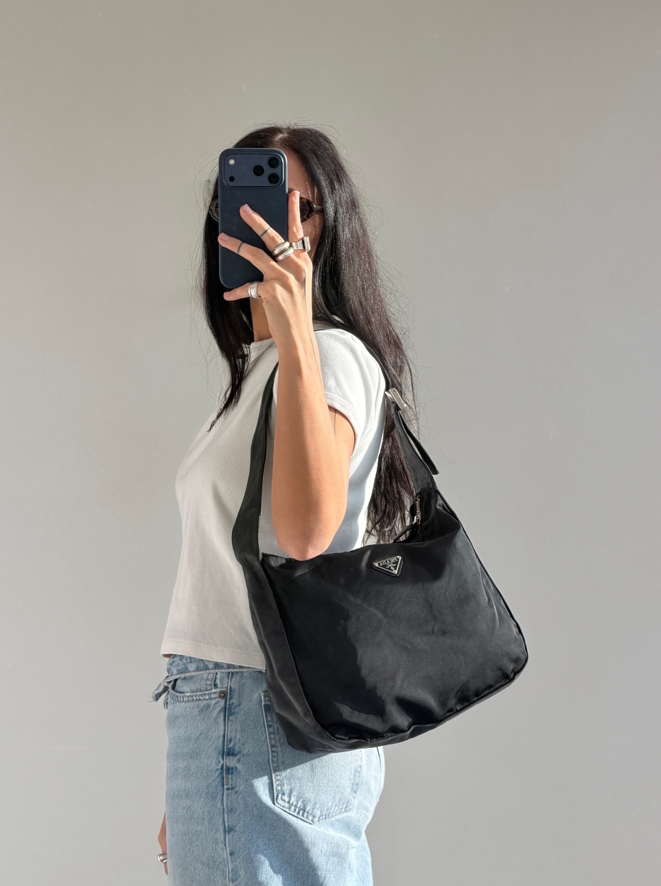 RR ARCHIVE Prada Nylon Shoulder Bag