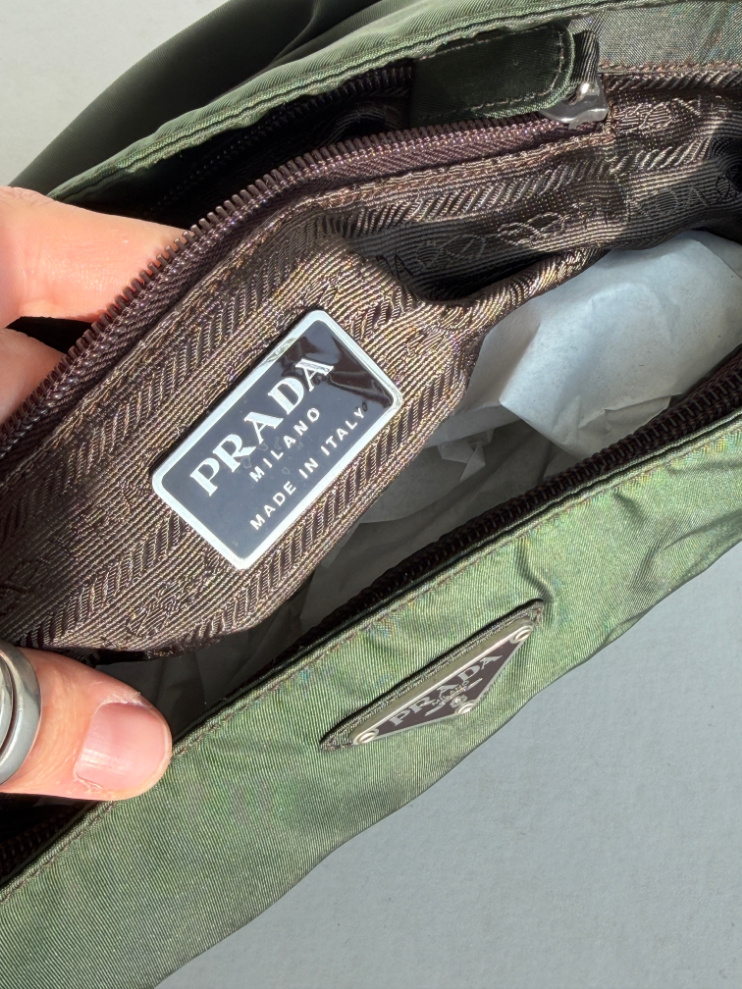 RR ARCHIVE Prada Nylon Tessuto Double Handle Bag