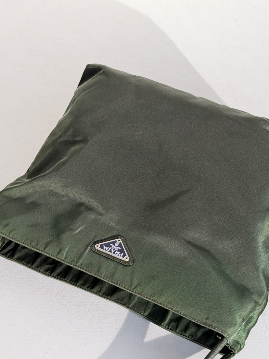 RR ARCHIVE Prada Nylon Tessuto Double Handle Bag
