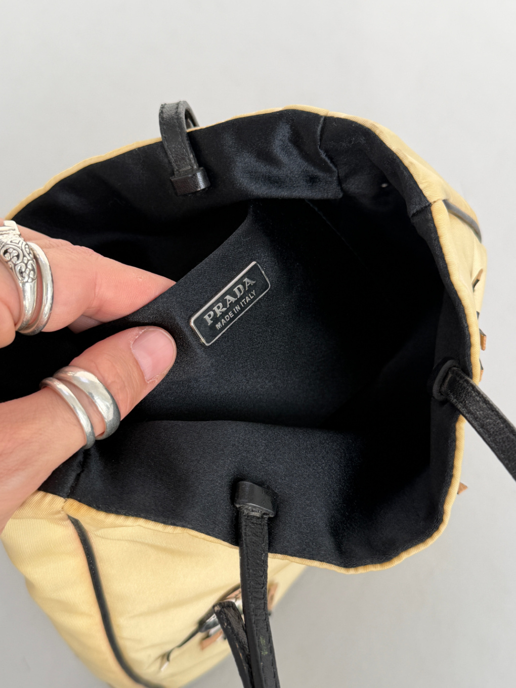 RR ARCHIVE Prada Nylon Tessuto Appliqué Mini Bag