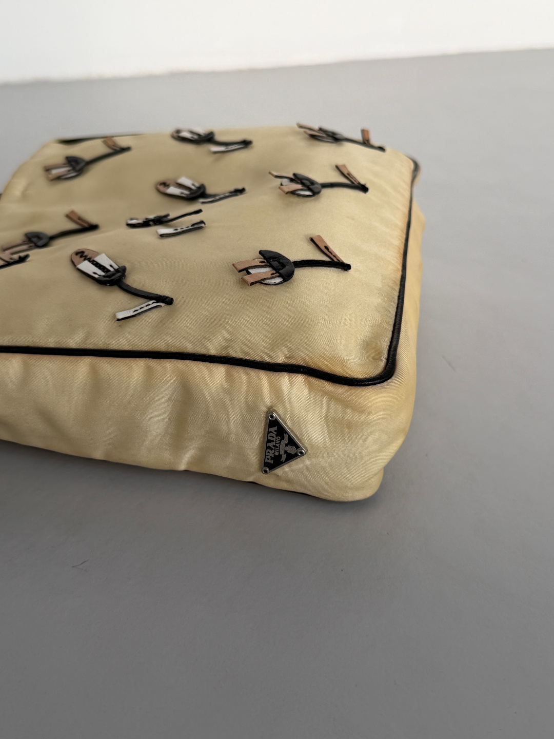 RR ARCHIVE Prada Nylon Tessuto Appliqué Mini Bag