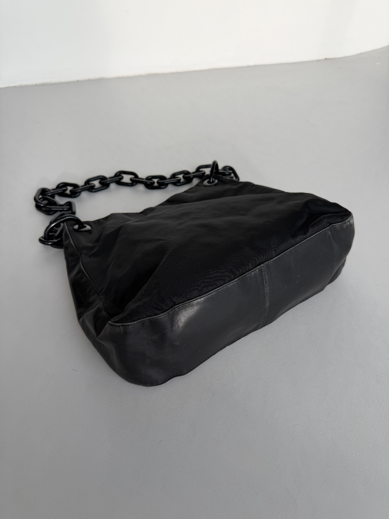 RR ARCHIVE Prada Ring Handle Nylon Bag