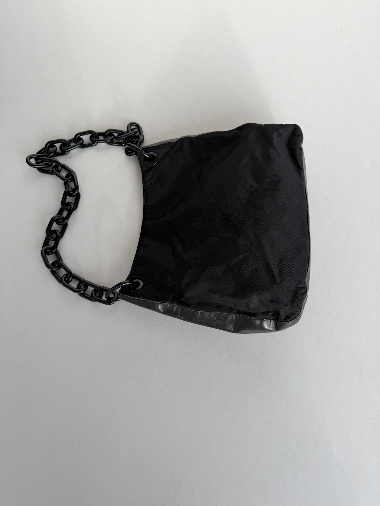 RR ARCHIVE Prada Ring Handle Nylon Bag