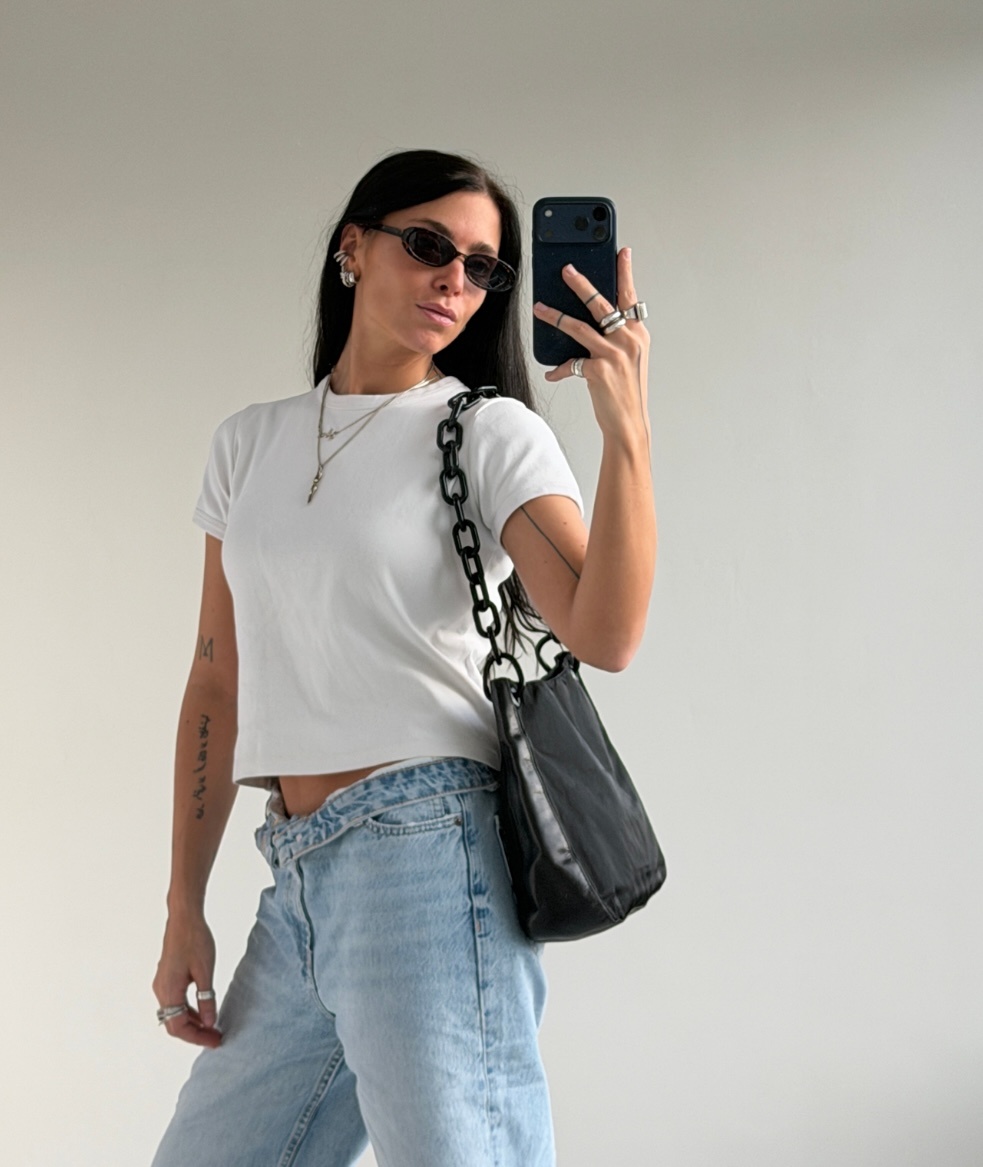 RR ARCHIVE Prada Ring Handle Nylon Bag