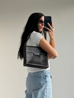 RR ARCHIVE Prada Militare Leather Handbag