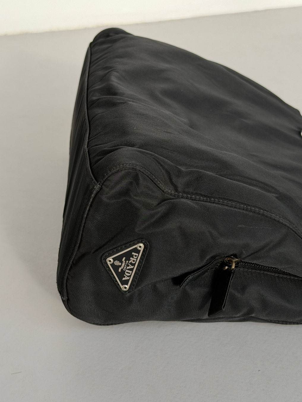 RR ARCHIVE Prada Nylon Plexi Handles Tote Bag