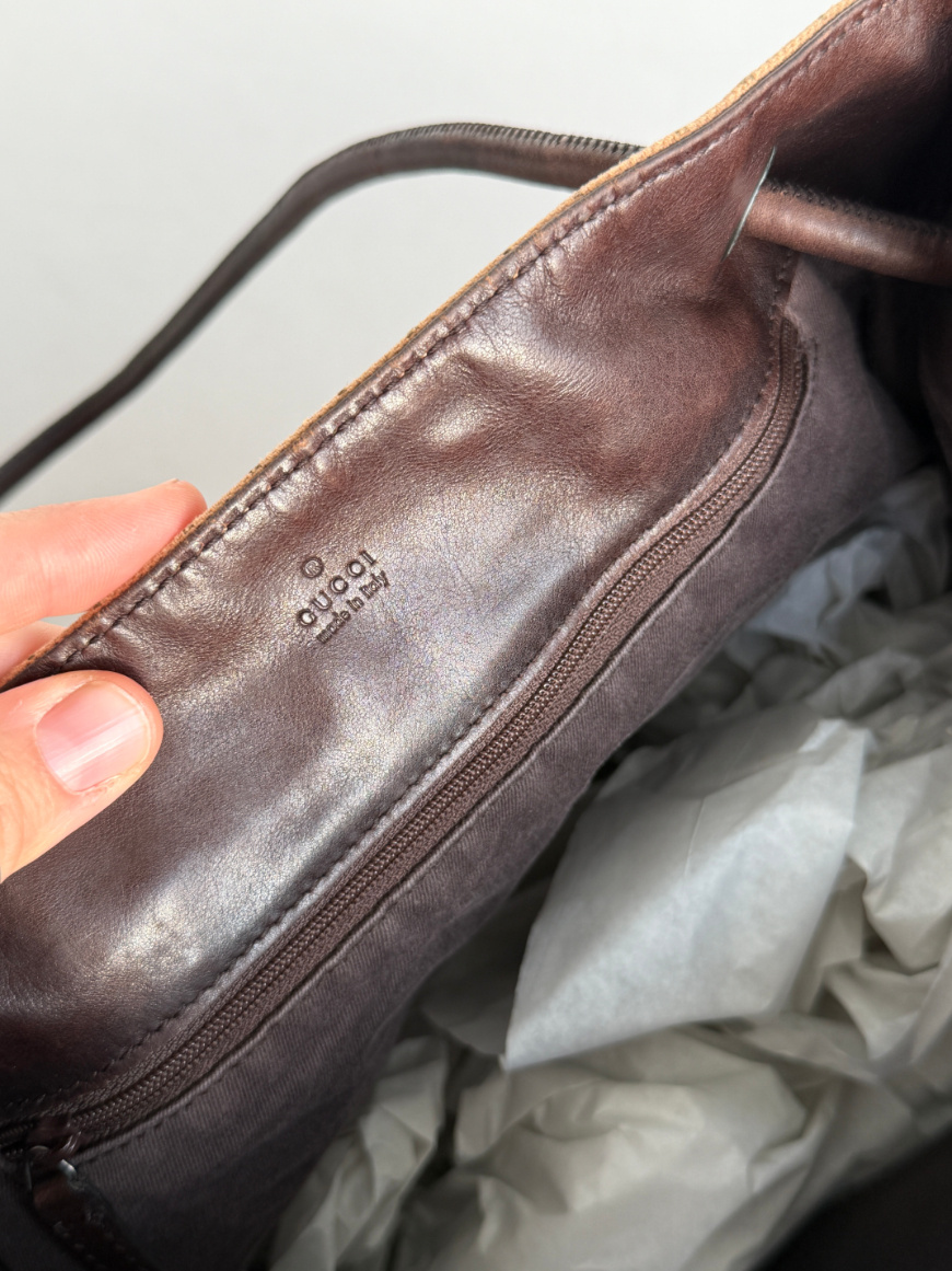 RR ARCHIVE Gucci GG Canvas Gifford Tote Bag