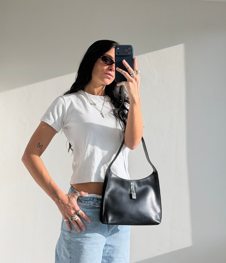 RR ARCHIVE Gucci Lock Leather Bag