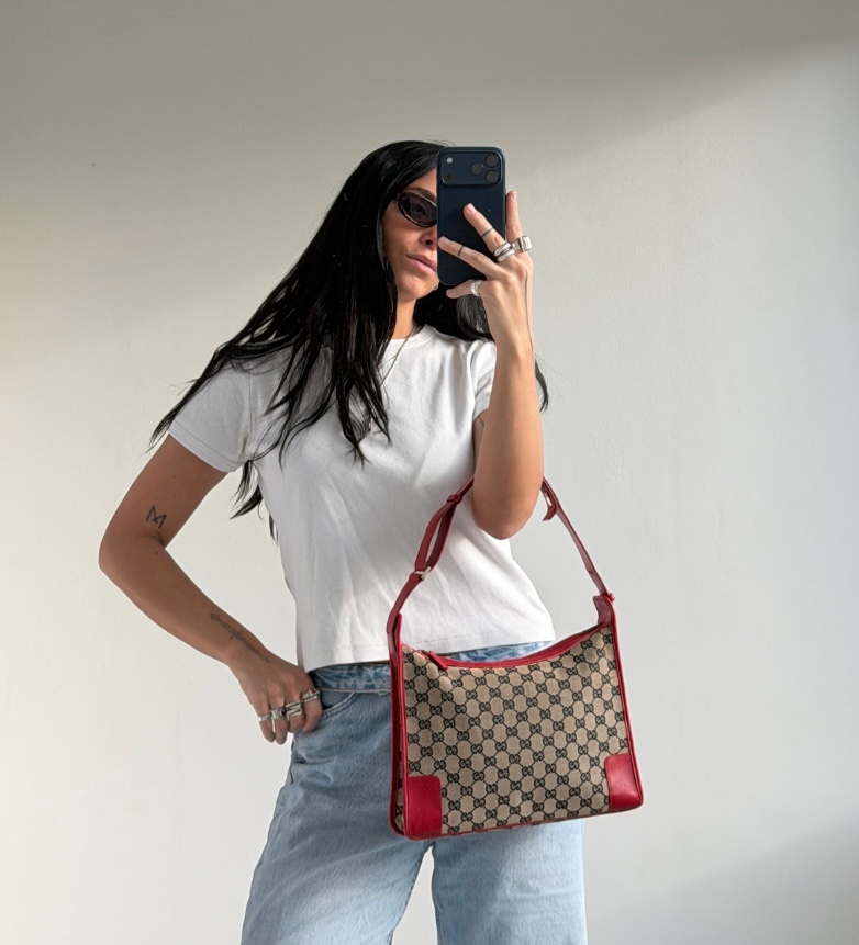 RR ARCHIVE Gucci GG Canvas Shoulder Bag