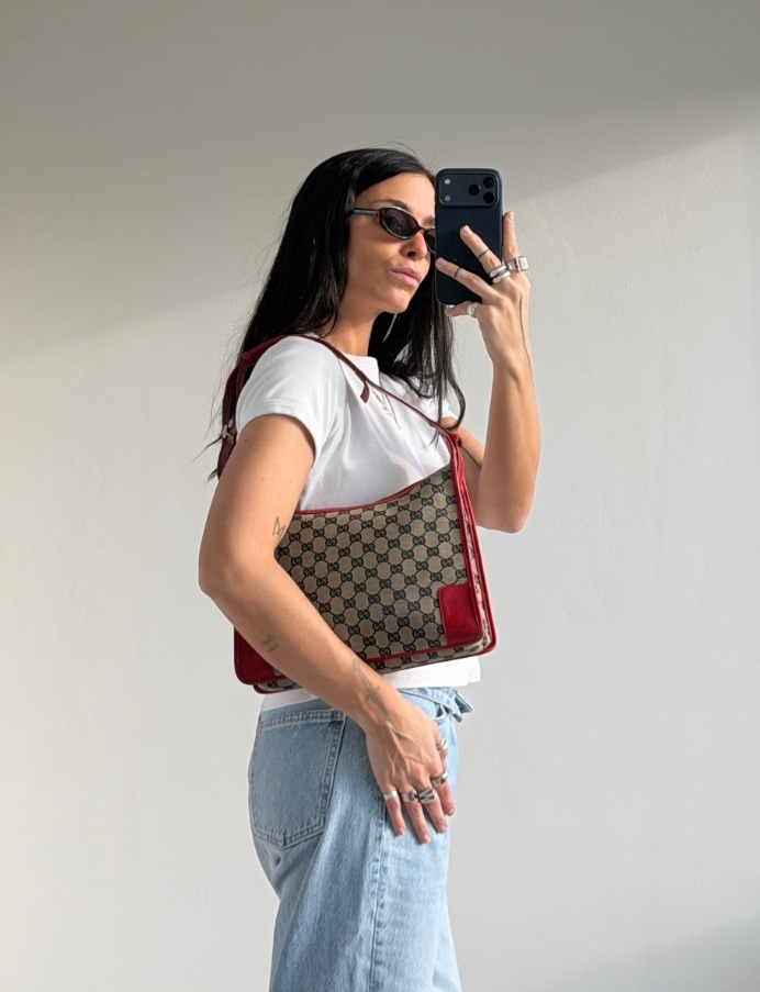 RR ARCHIVE Gucci GG Canvas Shoulder Bag