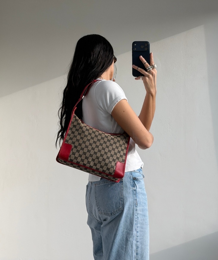 RR ARCHIVE Gucci GG Canvas Shoulder Bag