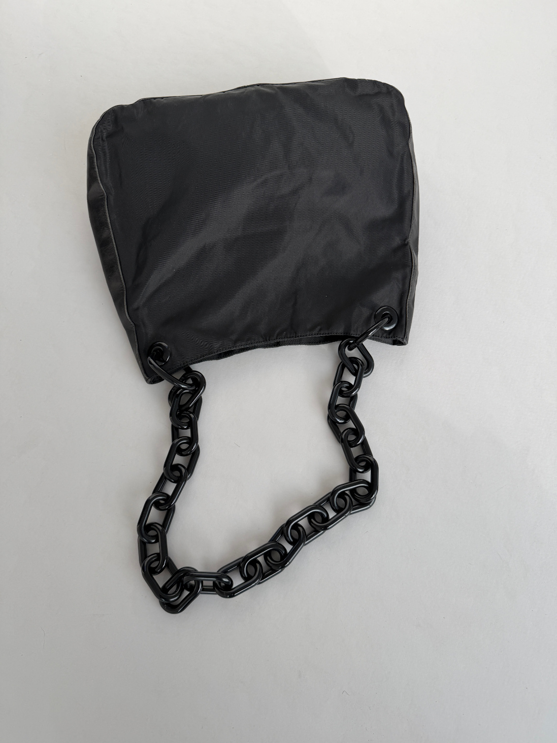 RR ARCHIVE Prada Ring Handle Nylon Bag