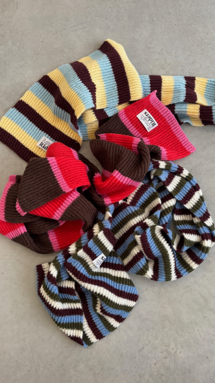 Rough Riders RR Striped Scarf