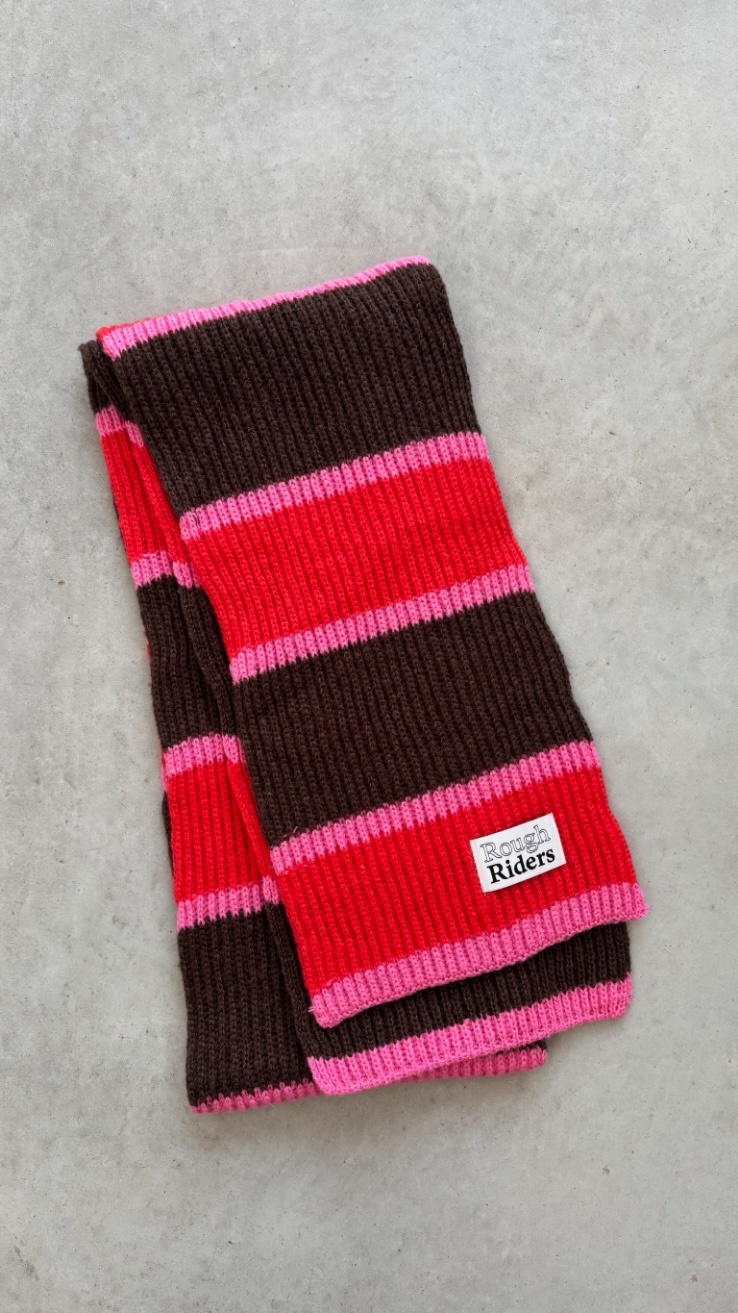 Rough Riders RR Striped Scarf