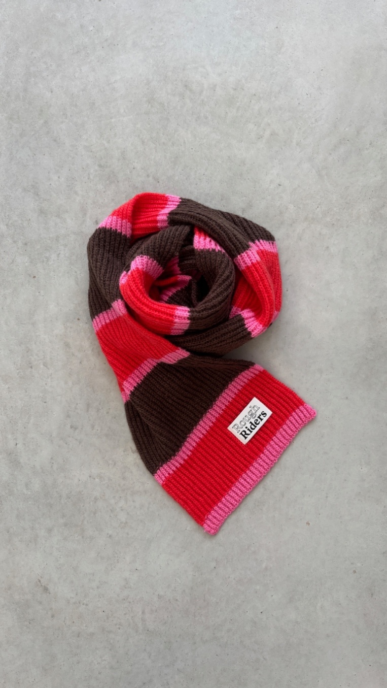 Rough Riders RR Striped Scarf