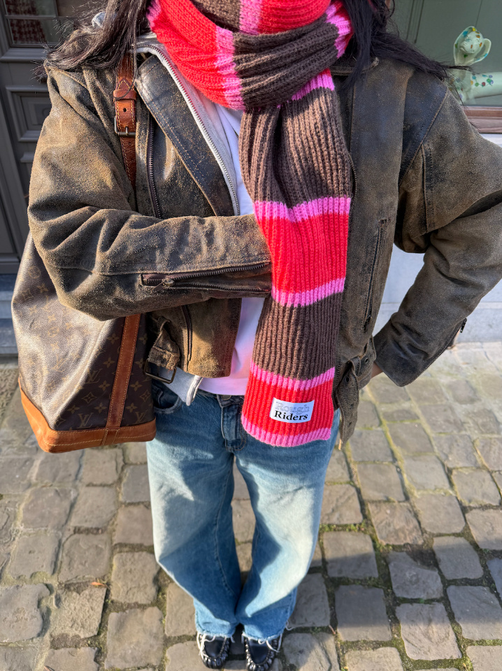 Rough Riders RR Striped Scarf