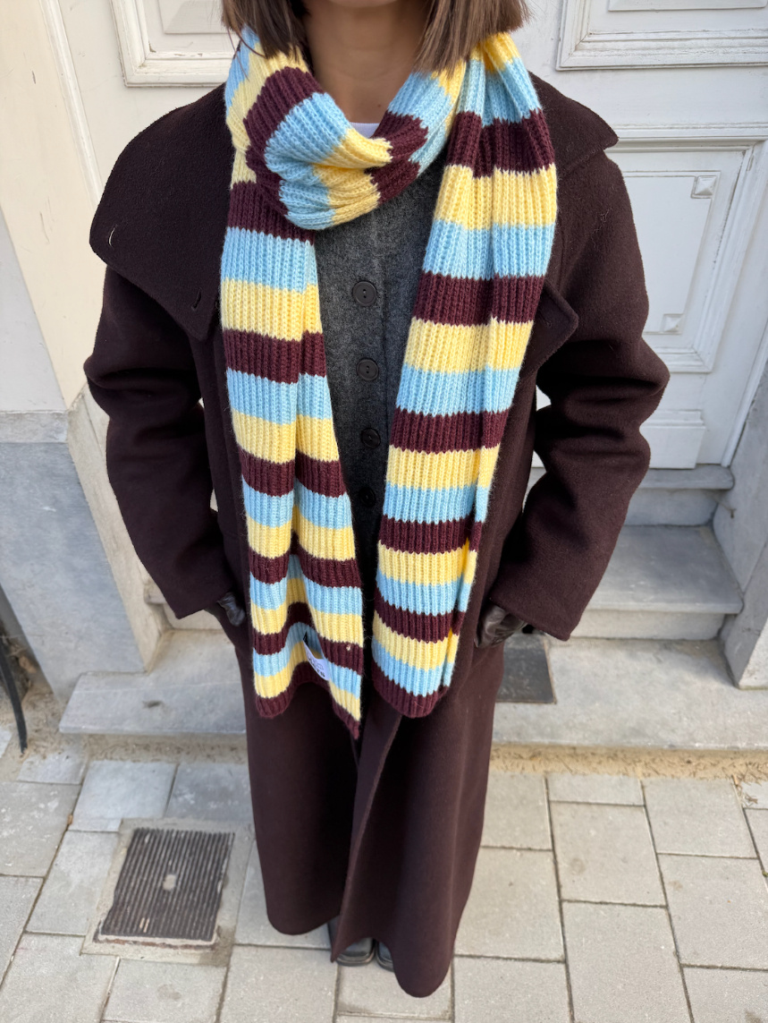 Rough Riders RR Striped Scarf