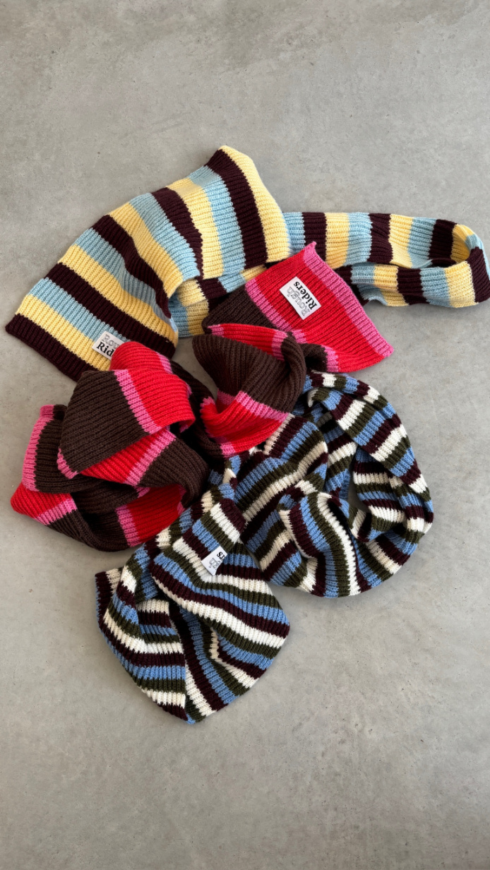 Rough Riders RR Striped Scarf