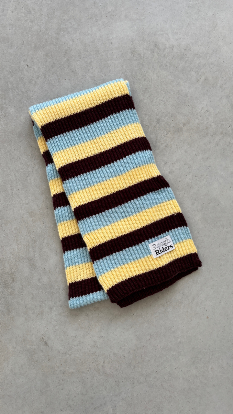 Rough Riders RR Striped Scarf