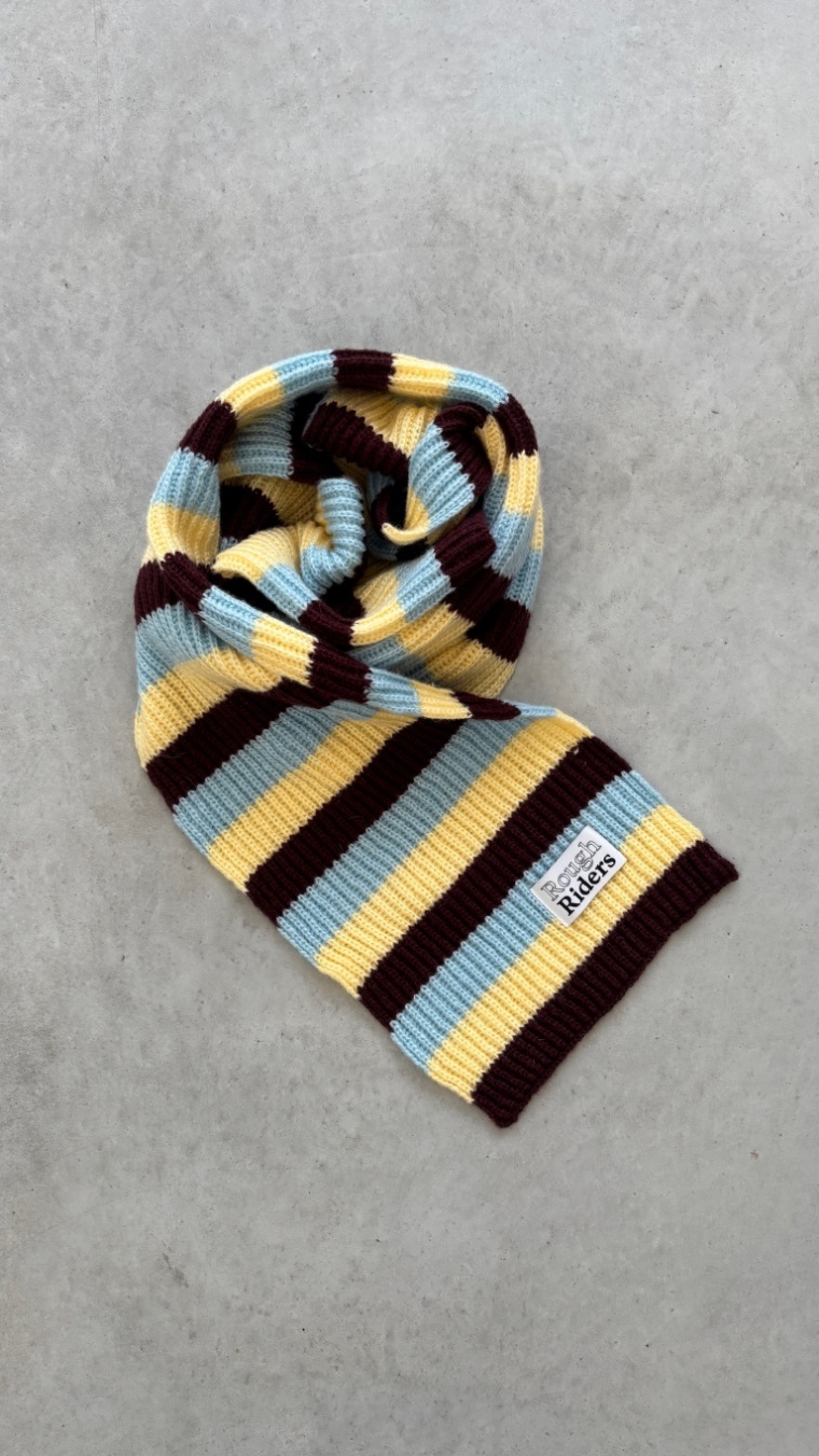 Rough Riders RR Striped Scarf
