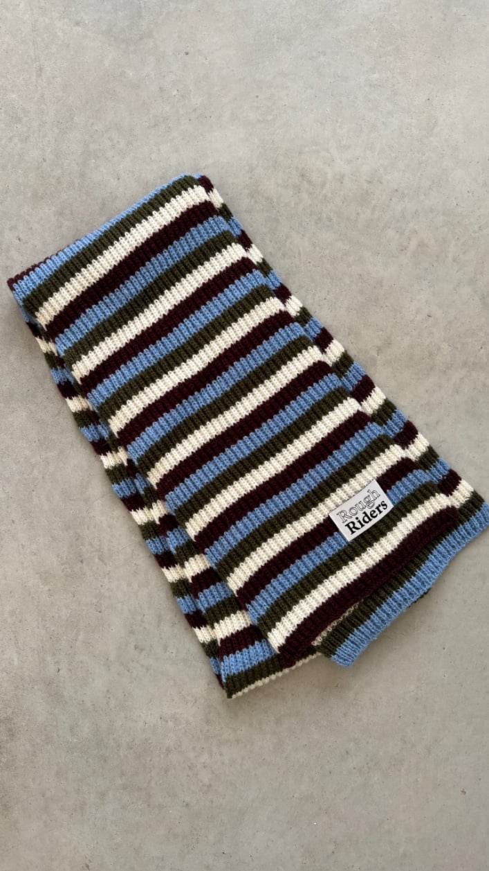 Rough Riders RR Striped Scarf