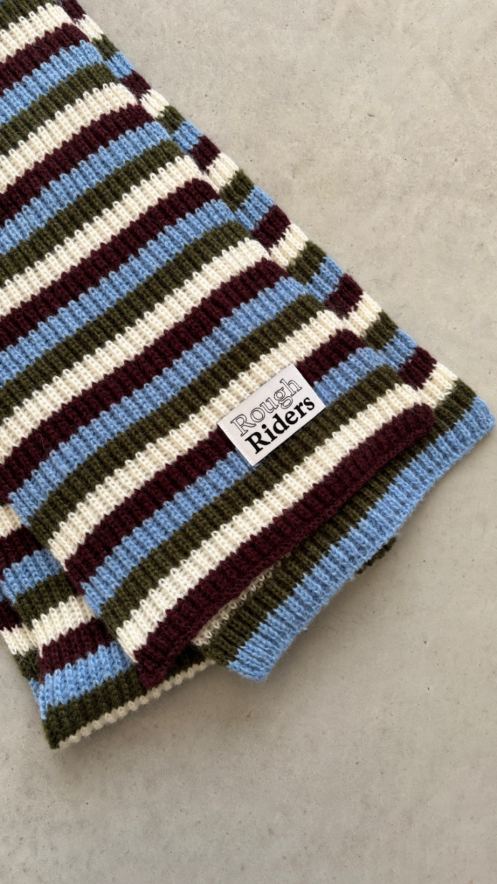 Rough Riders RR Striped Scarf