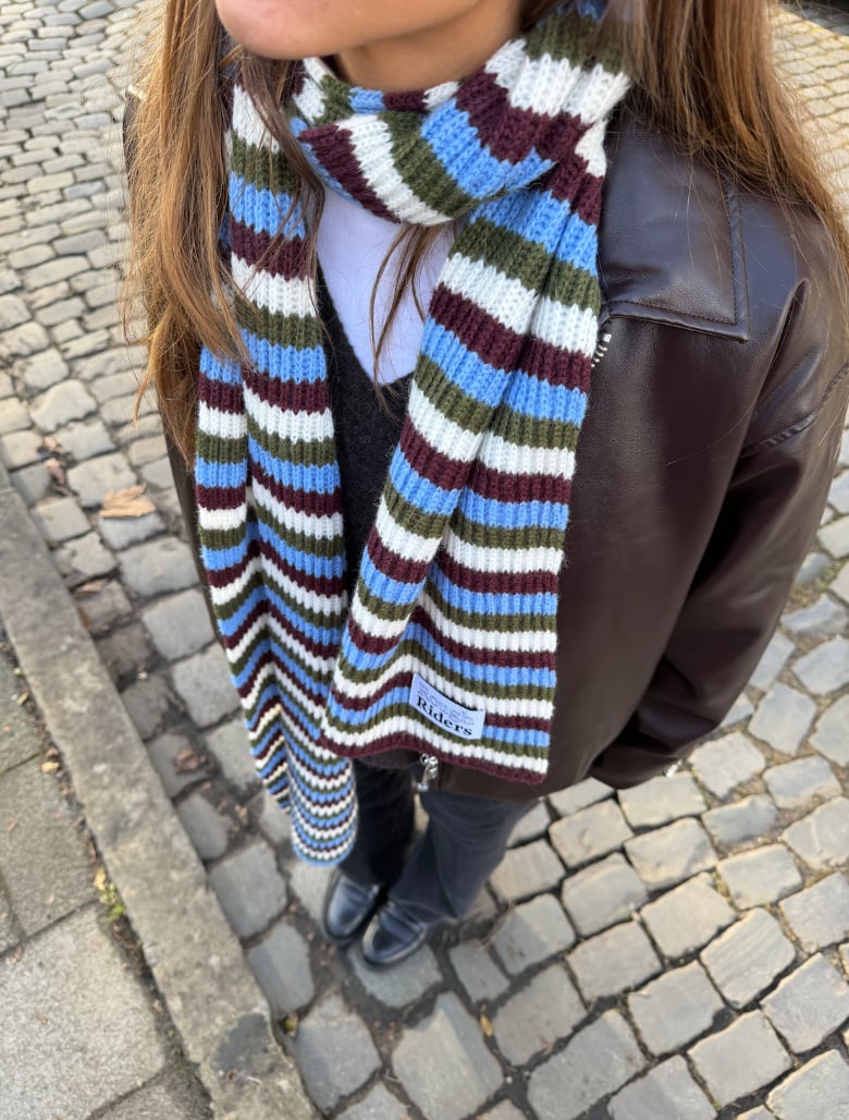 Rough Riders RR Striped Scarf