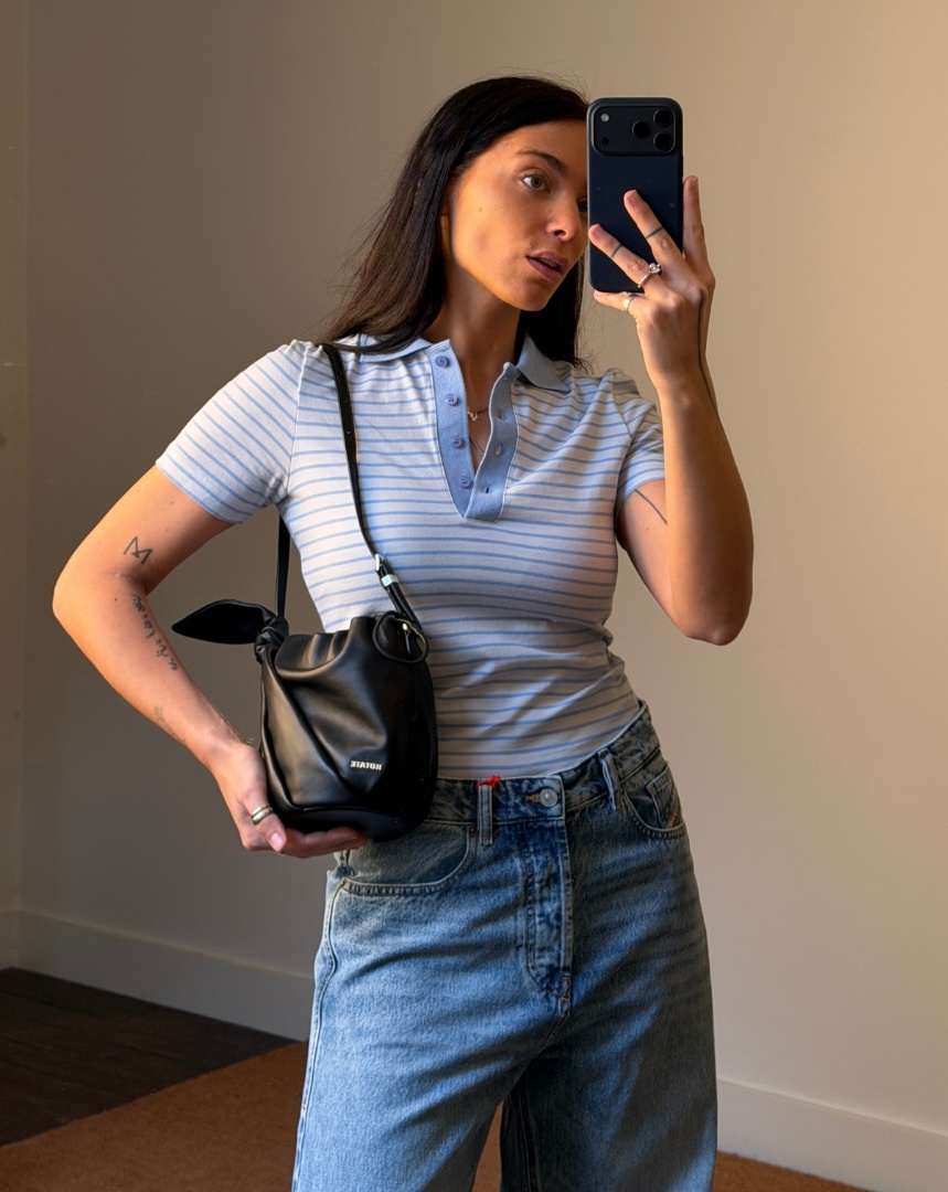 Rotate Leather Bon Bon Bag