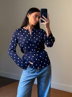 Baum Und Pferdgarten Madelie Polka Dot Blouse