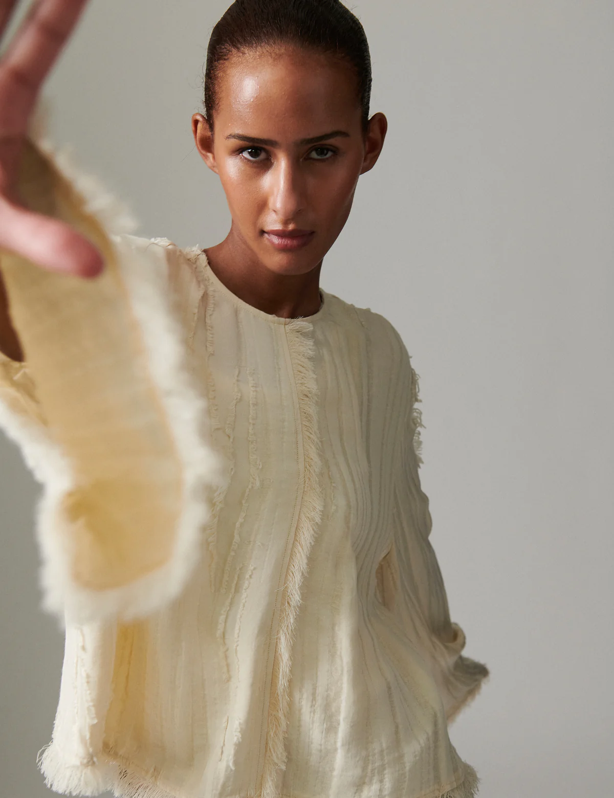 DAY Ralph Structured Fringes Blouse