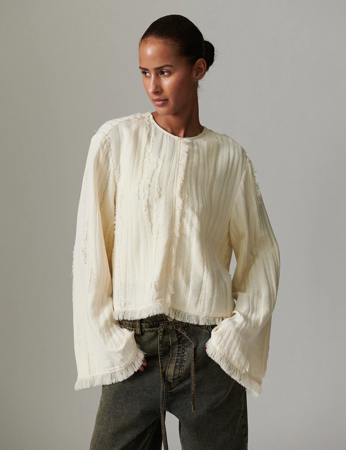 DAY Ralph Structured Fringes Blouse