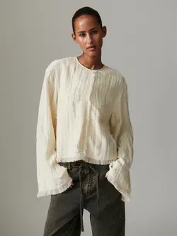 DAY Ralph Structured Fringes Blouse
