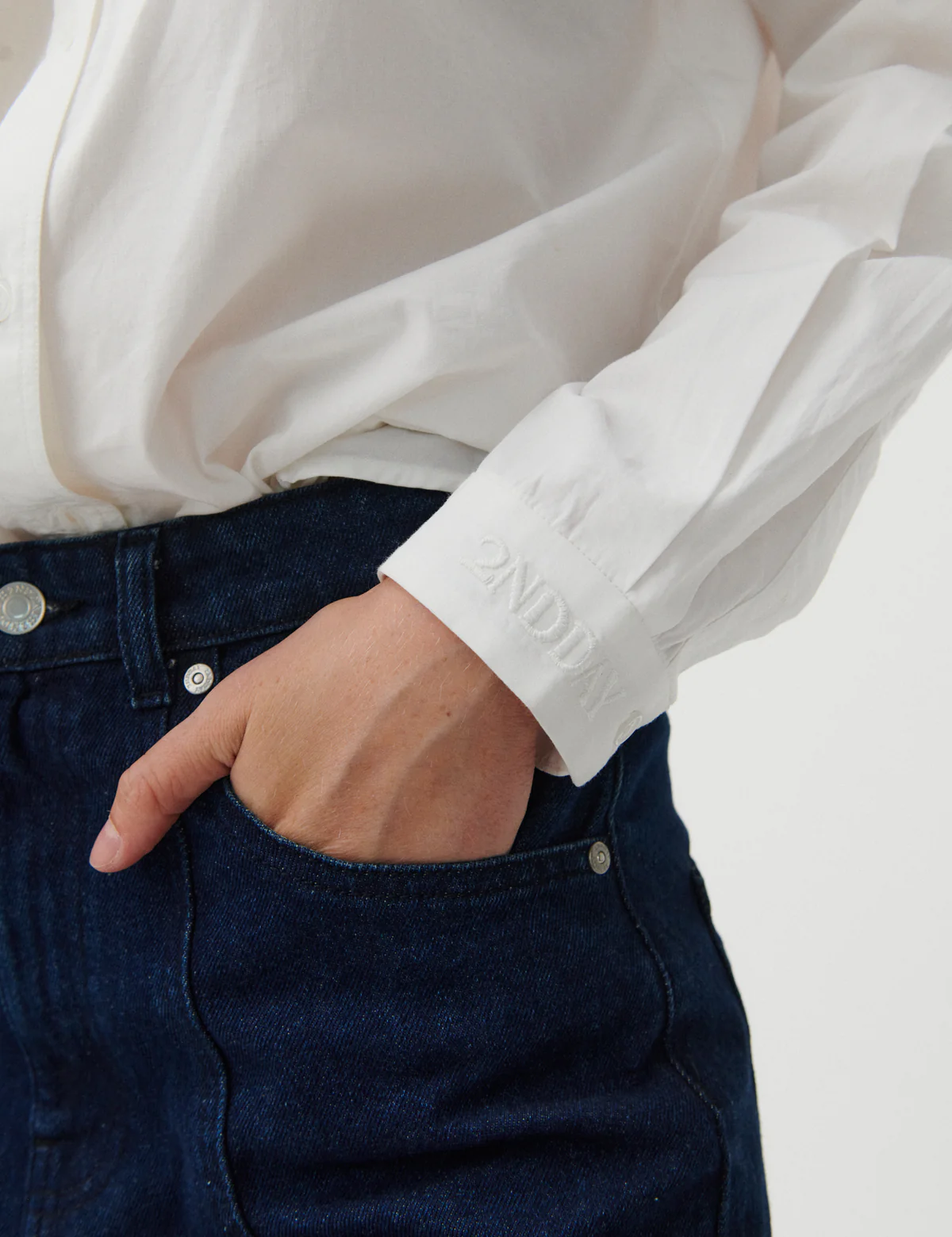 2ndday Silvie Fine Crisp Poplin Shirt