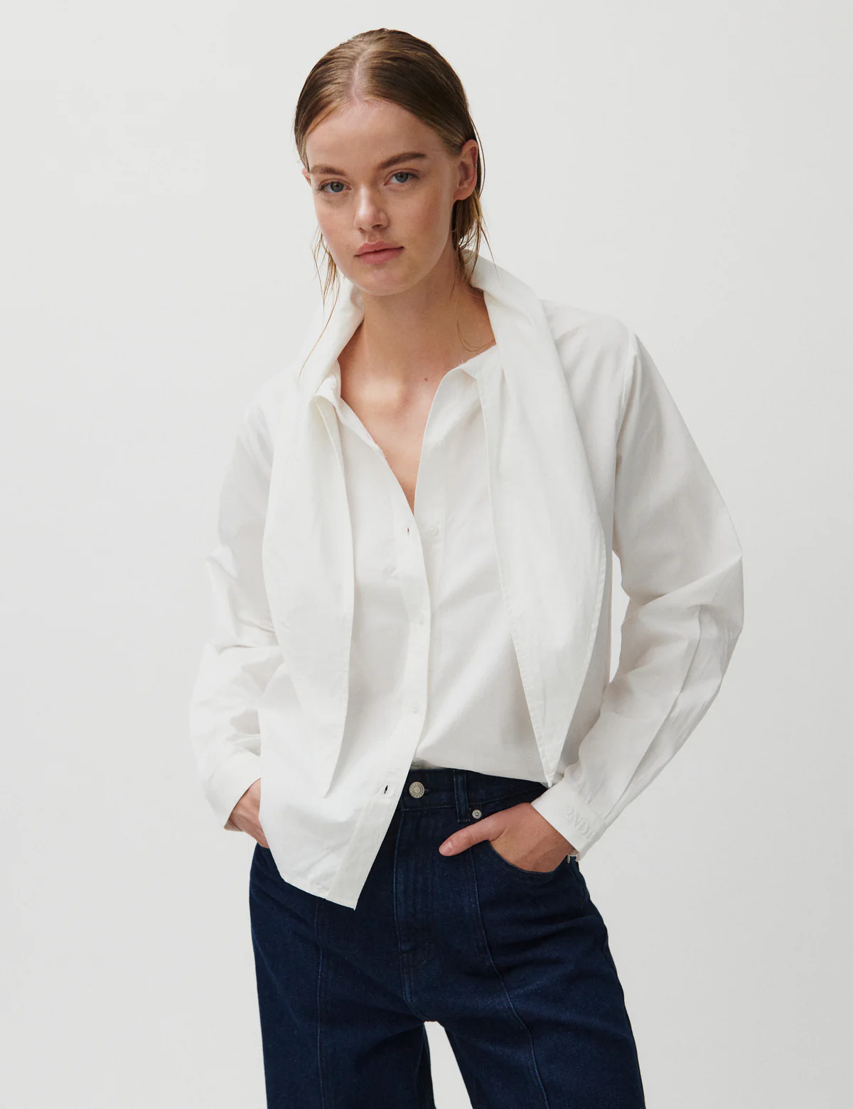 2ndday Silvie Fine Crisp Poplin Shirt
