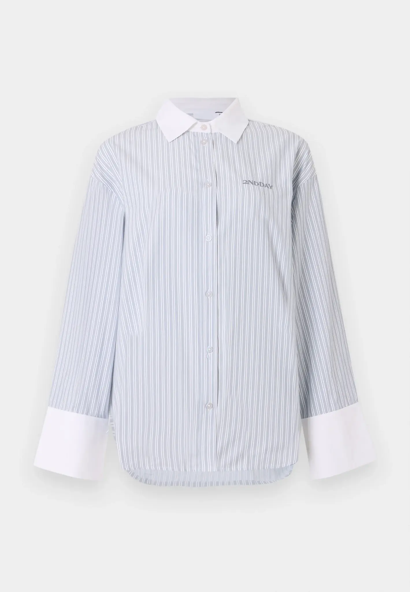 2ndday Claren Cotton Stripes Shirt