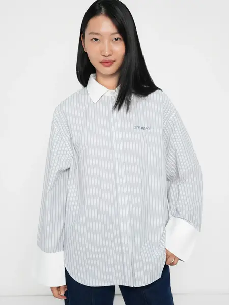2ndday Claren Cotton Stripes Shirt