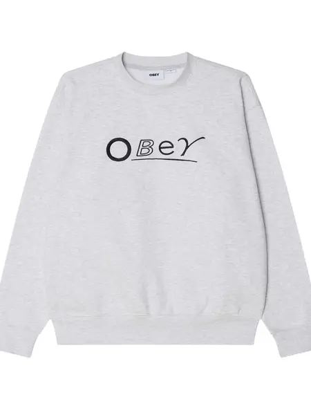 Obey Men Headlines Crew Sweater
