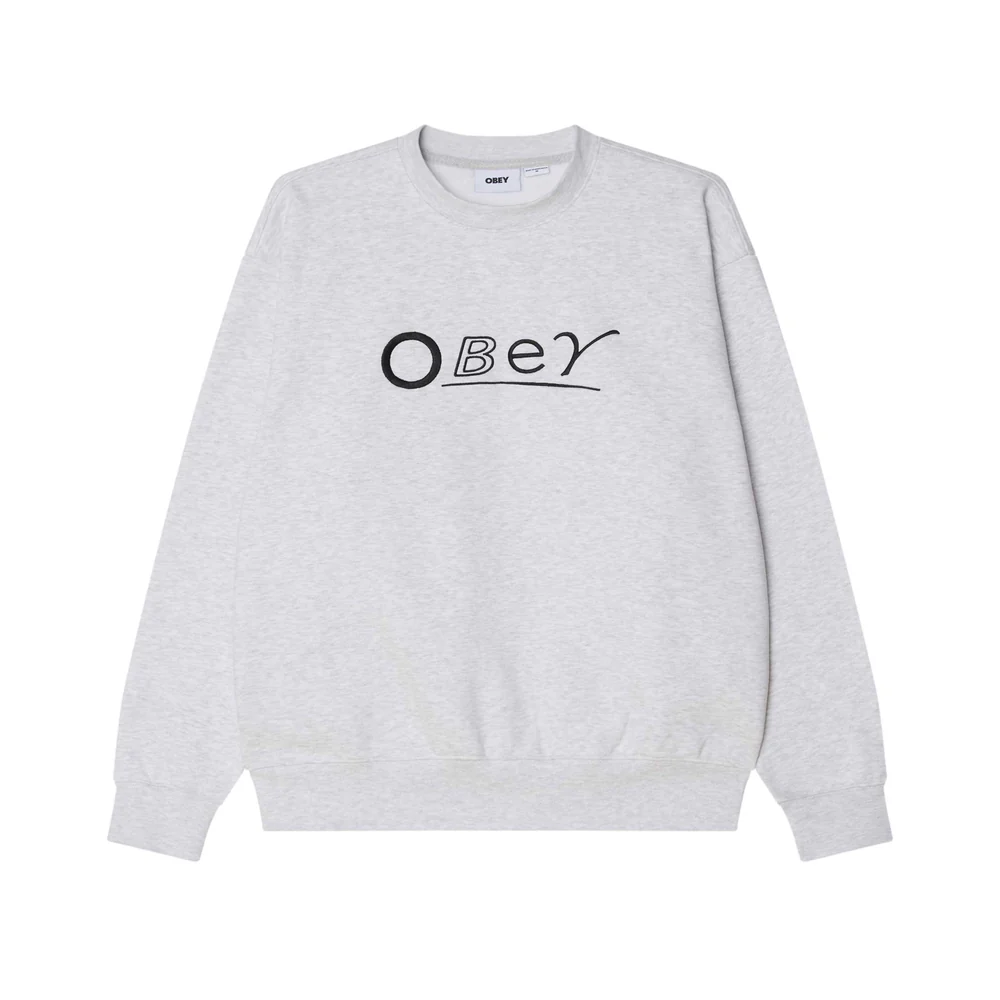Obey Men Headlines Crew Sweater