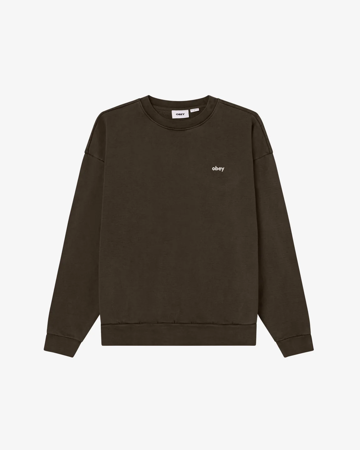 Obey Men Lowercase Pigment Crewneck Sweater