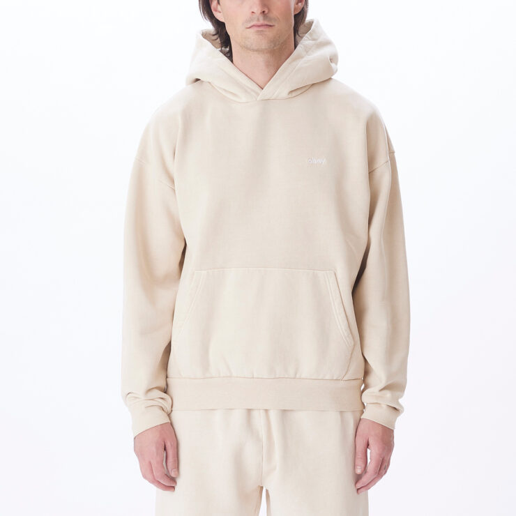 Obey Men Lowercase Pigment Zip hoodie