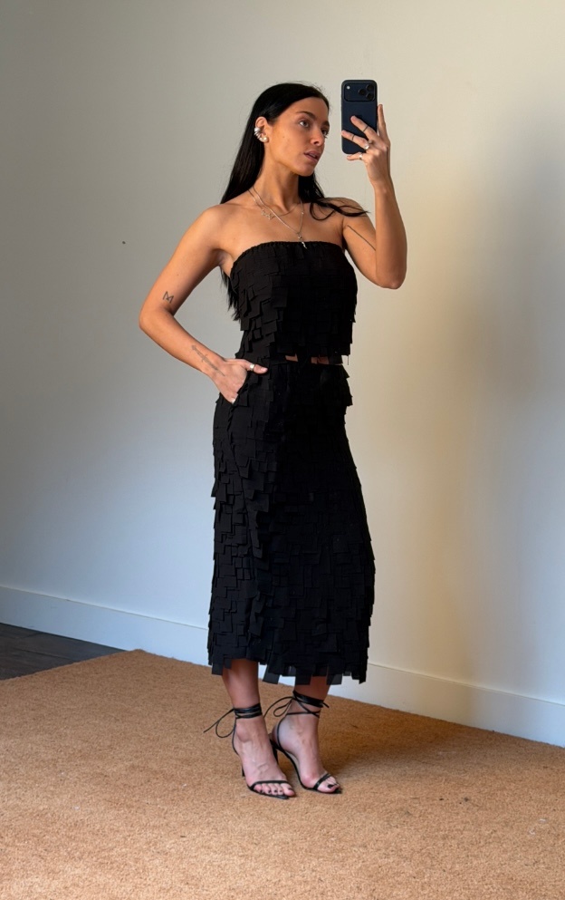 Façon Jacmin Tobi Fringe Bustier Top