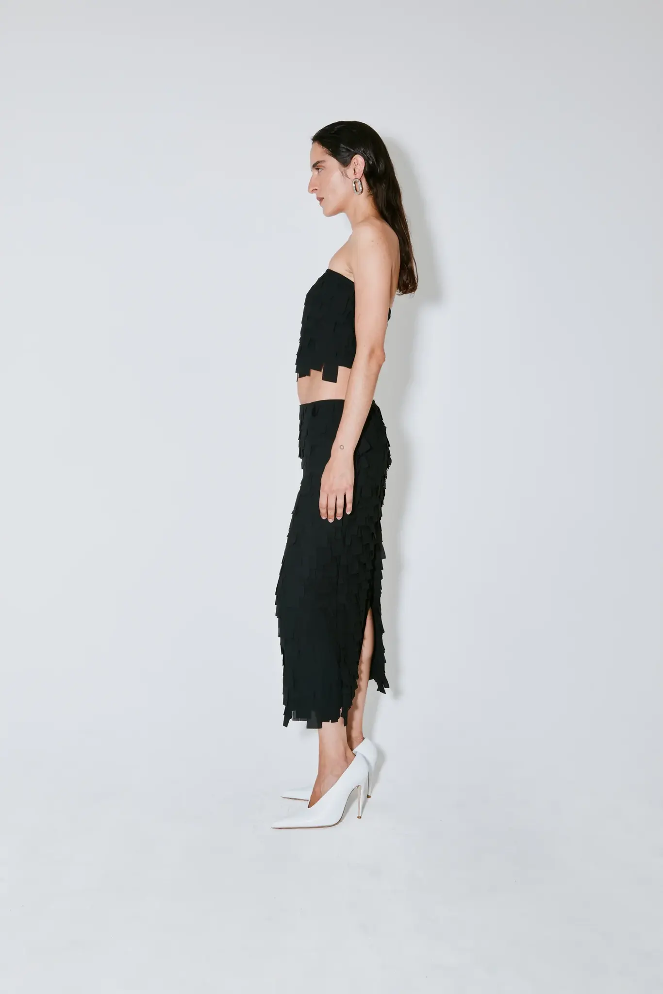 Façon Jacmin Tobi Fringe Bustier Top