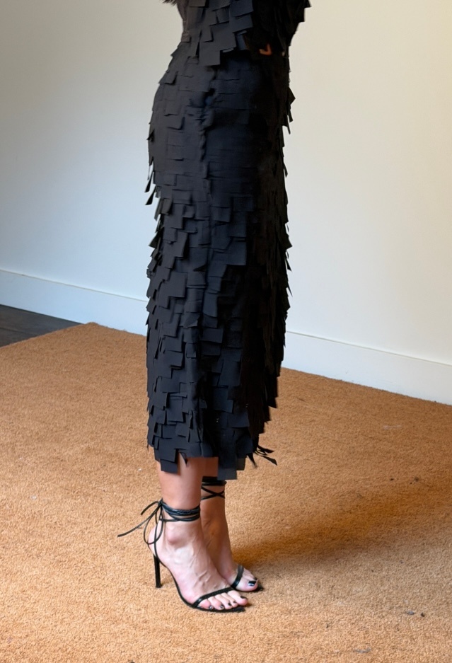 Façon Jacmin Julia Long Fringes Skirt