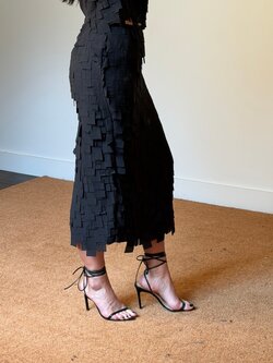 Façon Jacmin Julia Long Fringes Skirt