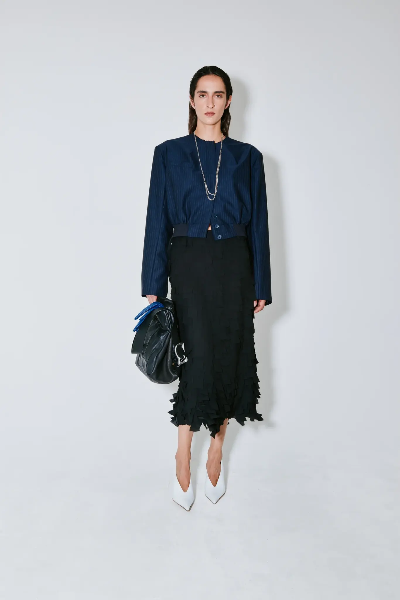 Façon Jacmin Julia Long Fringes Skirt