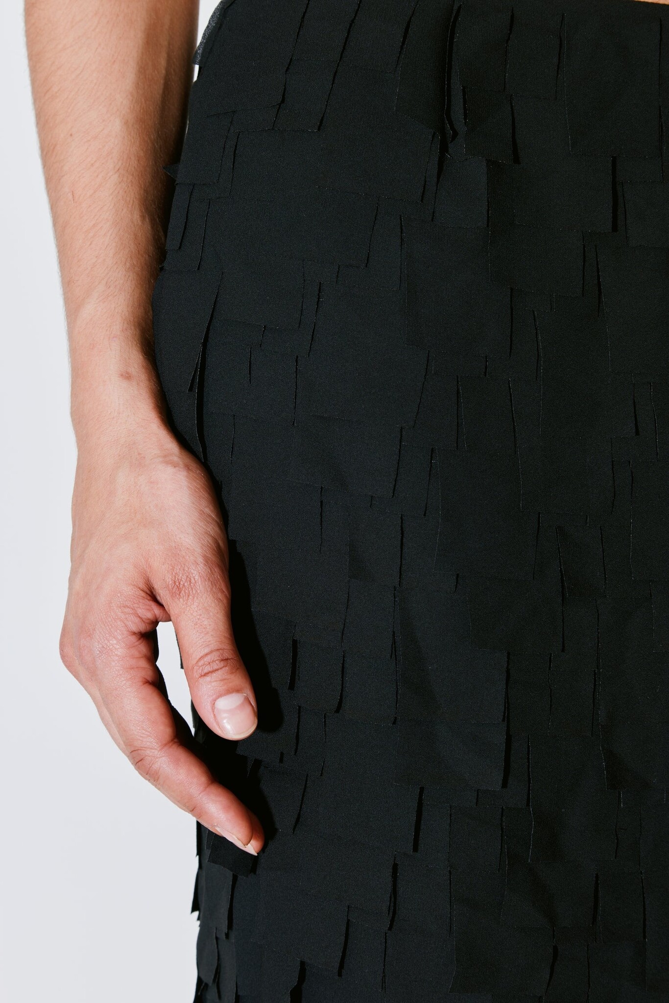 Façon Jacmin Julia Long Fringes Skirt