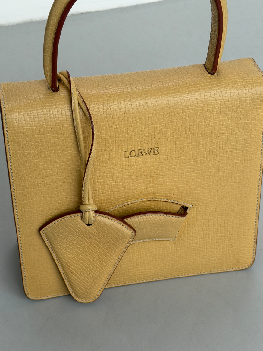 RR ARCHIVE Loewe Barcelona Leather Handbag