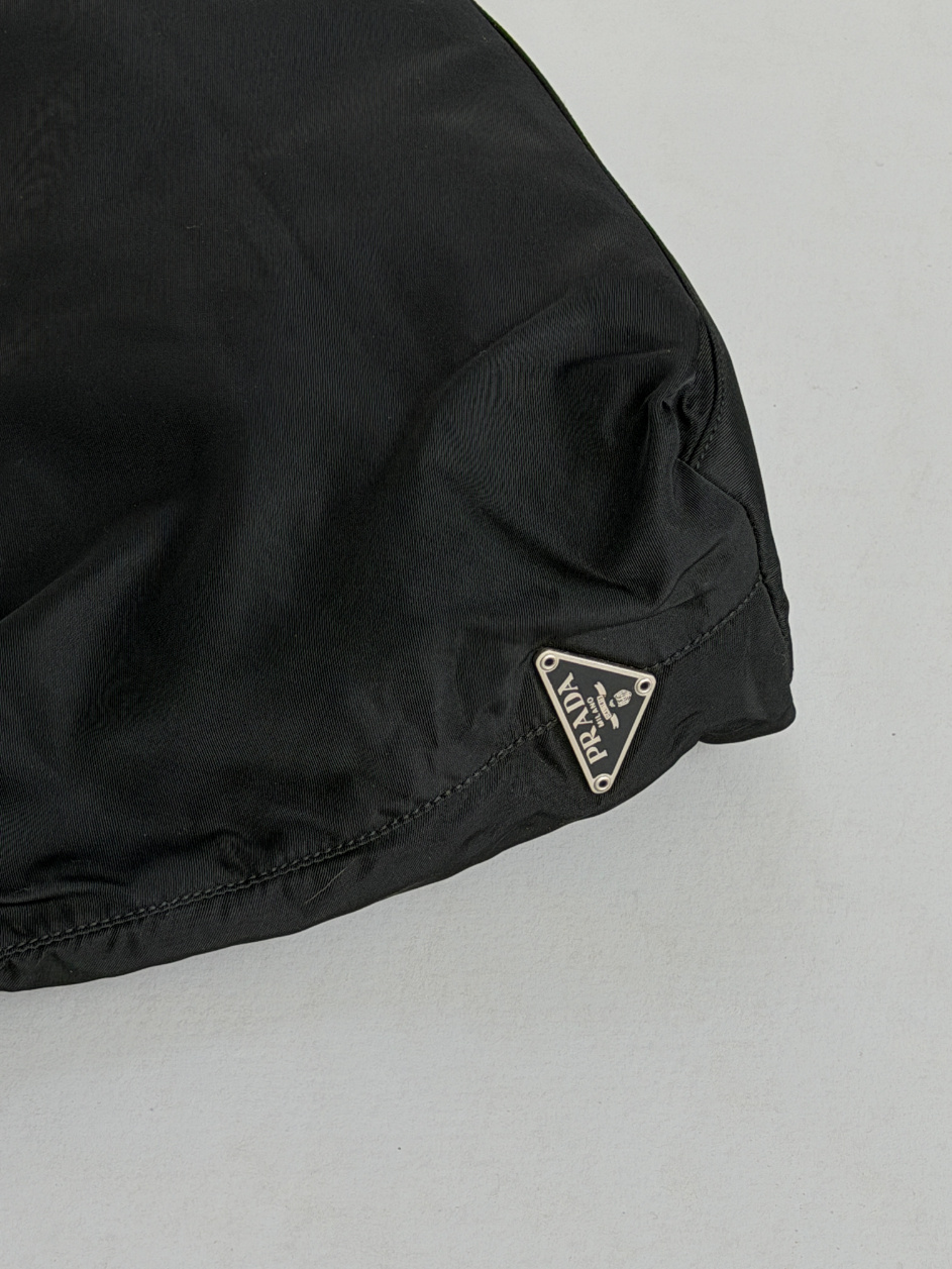 RR ARCHIVE Prada Nylon Plexi Handle Tote