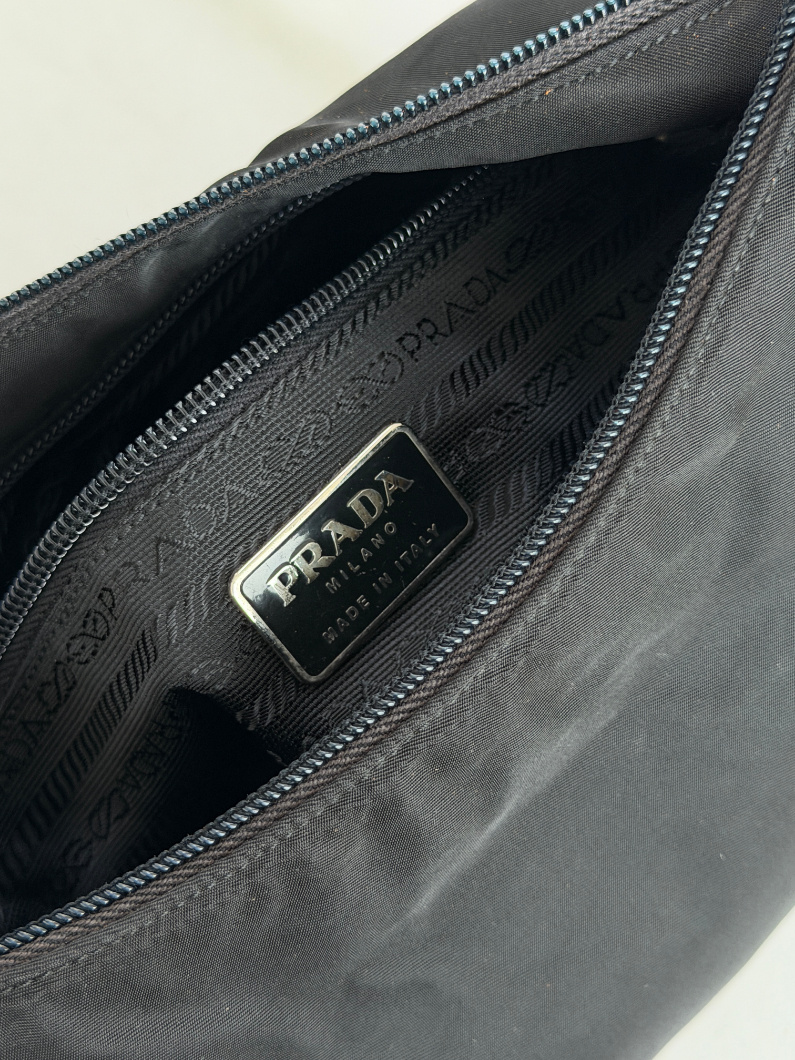 RR ARCHIVE Prada Nylon Plexi Handle Tote